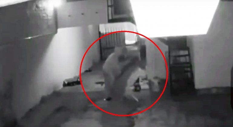 Quedó escrachado al entrar y robar juguetes del patio de una casa