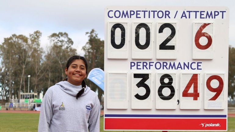 La zapalina Giuliana Baigorria ganó en martillo.