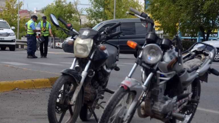 Las dos motos involucradas en el accidente fueron secuestradas por la Policía.