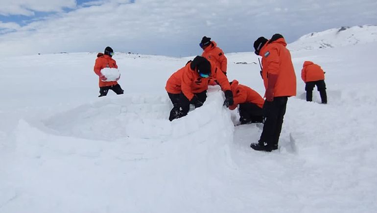 El entrenamiento de las tres fuerzas se realizó en Caviahue