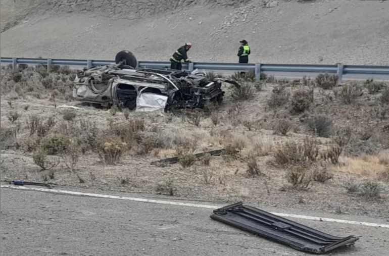 Las pericias de Criminalística determinaron que la Ford Ranger recorrió 180 metros fuera de control. Las pericias de Criminalística determinaron que la Ford Ranger recorrió 180 metros fuera de control.