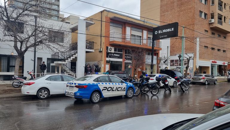 Despliegue policial en pleno centro: ¿Qué fue lo que ocurrió?