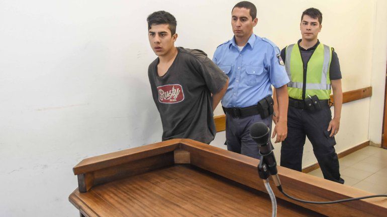 Yonathan Daniel Mariangel durante la audiencia de formulación de cargos.