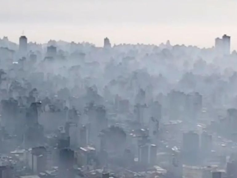 Video: el humo de los incendios hace irrespirable el aire en Rosario