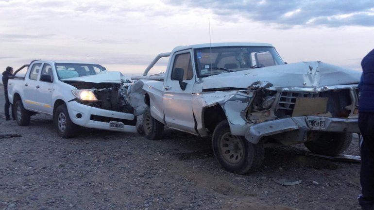 Tremendo choque en cadena sin heridos en Parque Industrial
