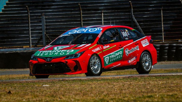 El mendocino Lucas Vicino logró su mejor resultado en el Turismo Nacional.