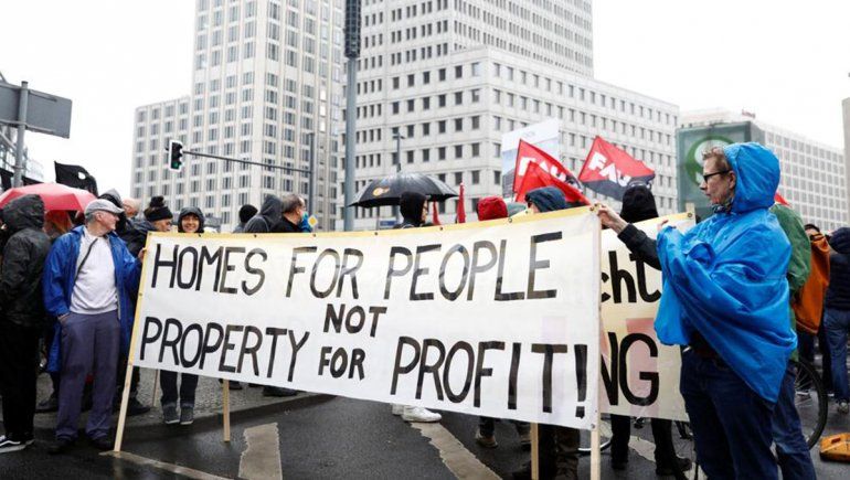 En la capital de Alemania las protestas por la crisis habitacional se intensificaron en las últimas semanas.