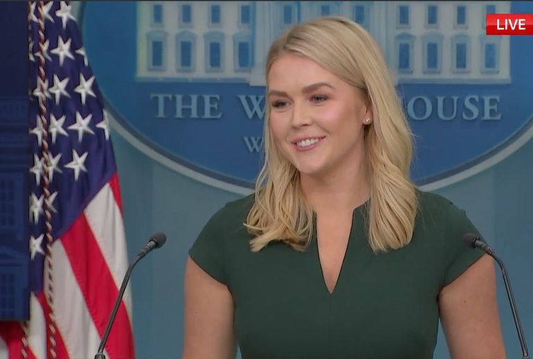 La contundente respuesta de Estados Unidos llegó a través de su portavoz, Karoline Leavitt. La contundente respuesta de Estados Unidos llegó a través de su portavoz, Karoline Leavitt.