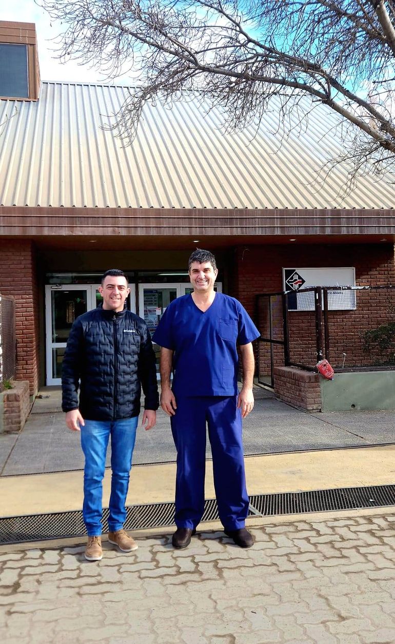 El intendente de Chos Malal, Nicolás Albarracín, y el delegado de la Región Norte, Gustavo Coatz. El intendente de Chos Malal, Nicolás Albarracín, y el delegado de la Región Norte, Gustavo Coatz.