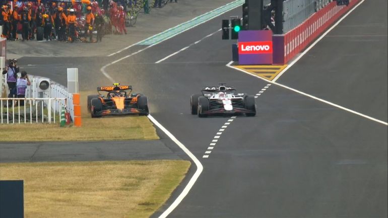 La cargada de Verstappen a Lando Norris tras una polémica maniobra