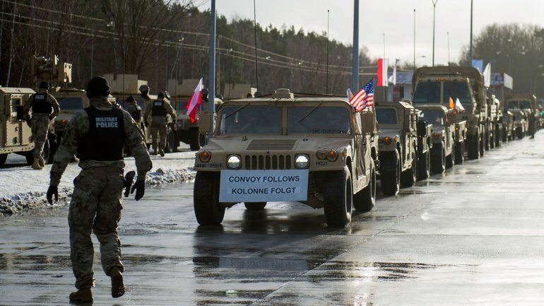 Tensión: Estados Unidos desplegó tropas en Polonia y Rusia no se calló.