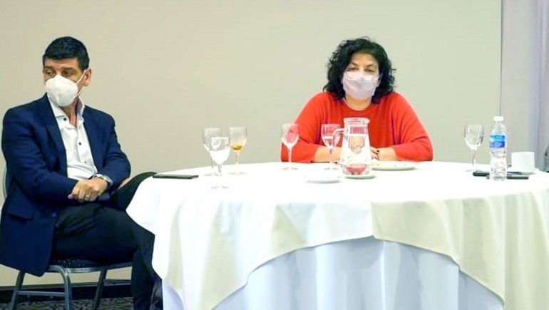 Peve y Vizzotti se reunieron con los jefes y jefas de las zonas sanitarias