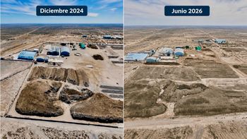 Comarsa, antes y después del inicio de la remediación en el Parque Industrial Neuquén. Comarsa, antes y después del inicio de la remediación en el Parque Industrial Neuquén.
