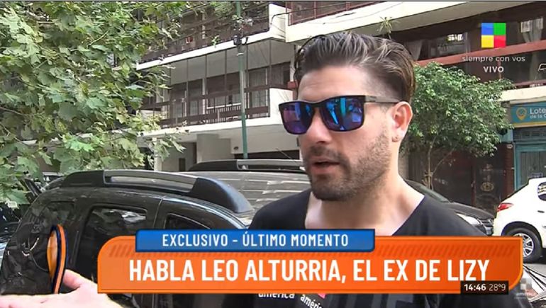 El ex de Lizy habló del llanto de la conductora: Me partió el alma