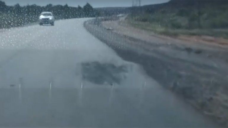 Ruta 7: denuncian que partes reasfaltadas ya tienen baches