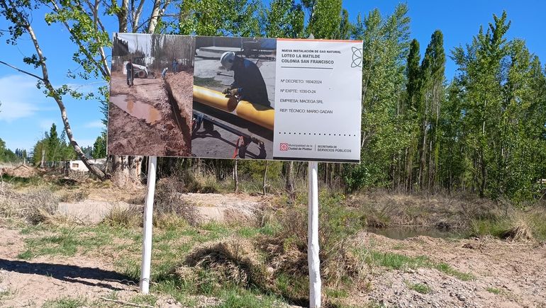En Colonia San Francisco de Plottier esperan hace 25 años la obra de gas 