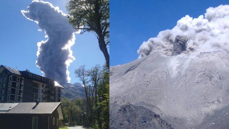 Volvió a erupcionar el volcán Nevados del Chillán