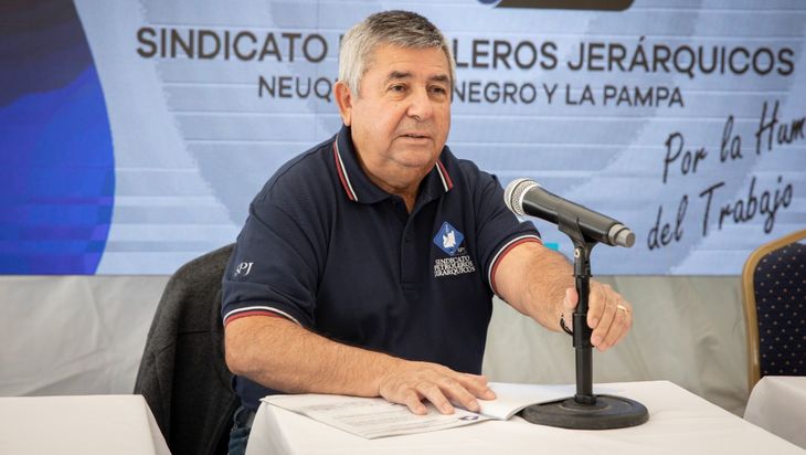 Manuel Arévalo, secretario General y miembro fundador del Sindicato de Petroleros Jerárquicos.