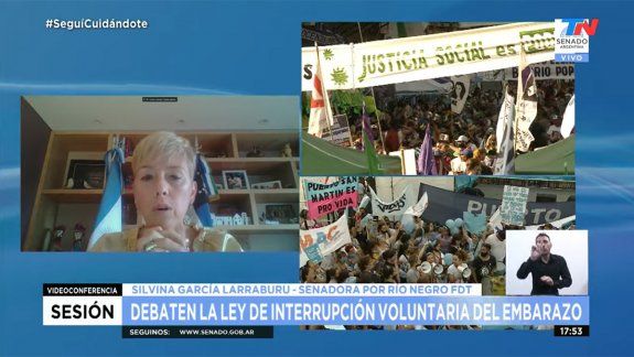 La senadora que cambió su voto