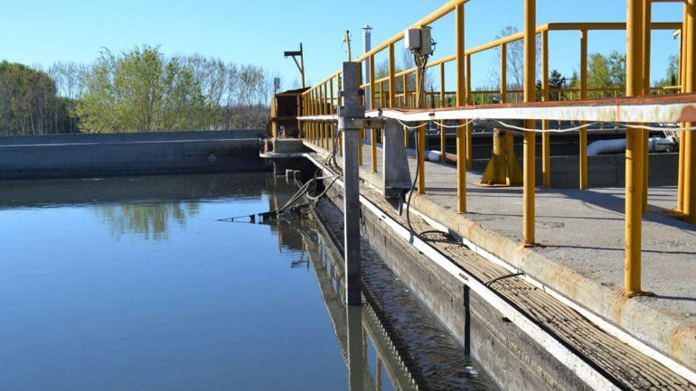 La planta de tratamiento de líquidos cloacales de Plottier.