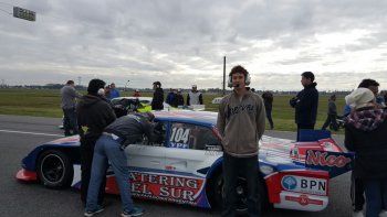 lautaro de la iglesia se quedo con el segundo lugar en el tc pista