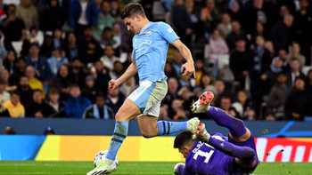 Manchester City lo ganó de la mano de Julián Álvarez. Manchester City lo ganó de la mano de Julián Álvarez.