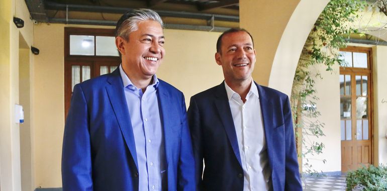 Rolando Figueroa y Omar Gutiérrez. Rolando Figueroa y Omar Gutiérrez.