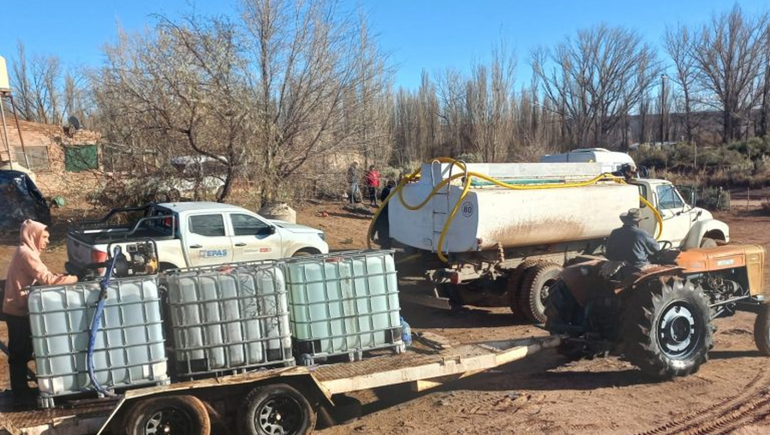 Por el temporal, hay más de diez localidades con problemas en agua de red