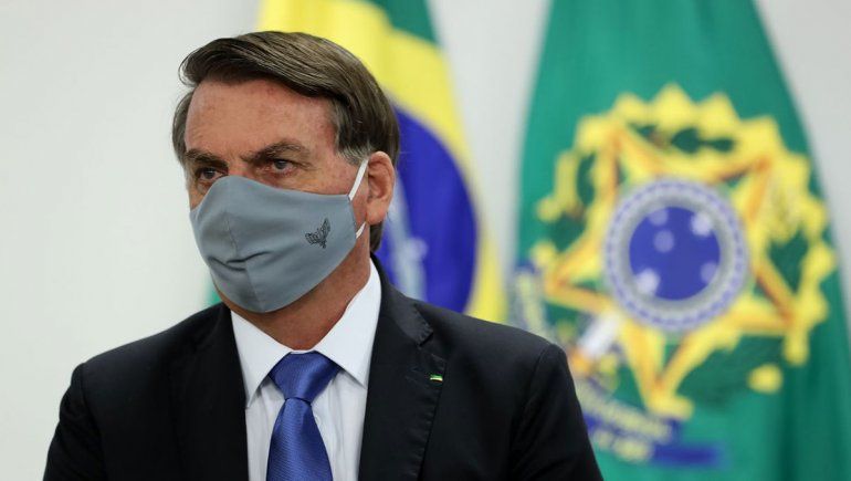 Quemó colectivo para pedir que se vaya Bolsonaro