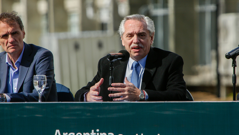 Alberto Fernández apuntó contra los negacionistas. (Foto archivo).&nbsp;