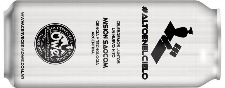 Neuquinos lanzan una cerveza en simultáneo con un satélite argentino
