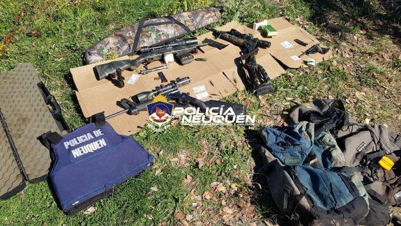 La Policía de Neuquén demoró a tres hombres que se dedicaban a la caza furtiva.&nbsp;