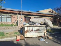 La ciudad de Allen amaneció colapsada de basura, tras diez días sin el servicio de recolección. La ciudad de Allen amaneció colapsada de basura, tras diez días sin el servicio de recolección.