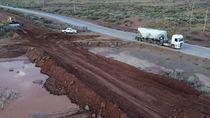 Comenzaron los trabajos en Ruta 5. Comenzaron los trabajos en Ruta 5.