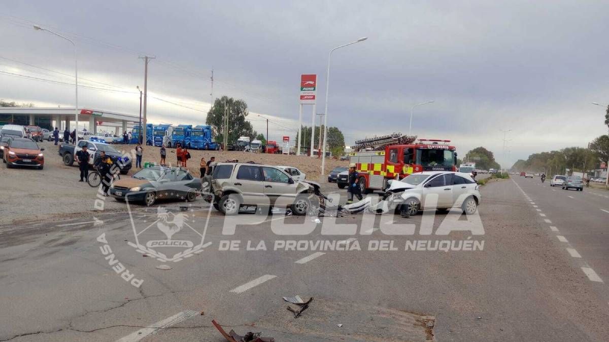 Video: Cómo fue el brutal triple choque en un peligroso cruce de ruta 7