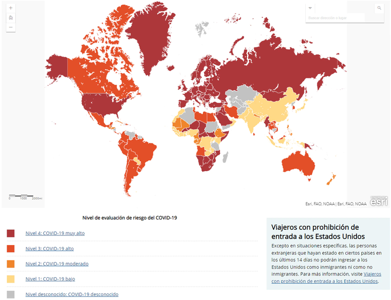 COVID: Estados Unidos recomienda no viajar a la Argentina