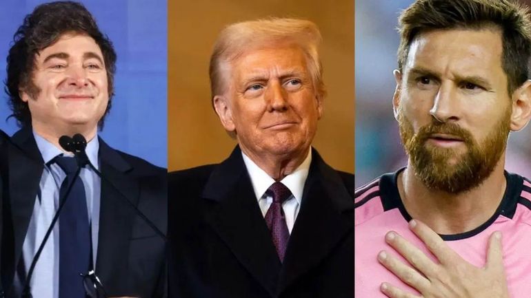 El presidente Javier Milei coincidira en un evento en Miami con el mandatario estadounidense y con el capitán de la Selección Argentina.