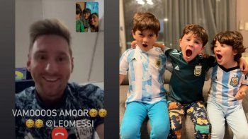 del tierno festejo de los hijos de messi al show del papu gomez en el vestuario del tierno festejo de los hijos de messi al show del papu gomez en el vestuario