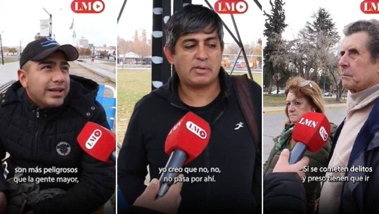 ¿Bajar la edad de imputabilidad a los 14 años?: esto opinan los neuquinos