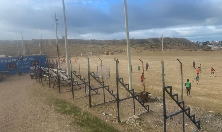La cancha del club Estrella del Sur. La cancha del club Estrella del Sur.