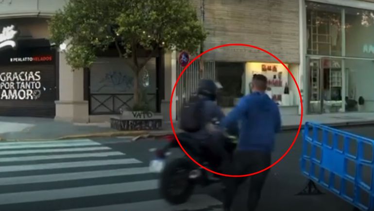 Insólito: le robaron a un camarógrafo de TN en Palermo y todo quedó grabado