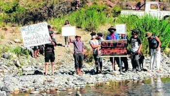 en cuyin manzano celebran la reconstruccion de la pasarela que se llevo la crecida del 92