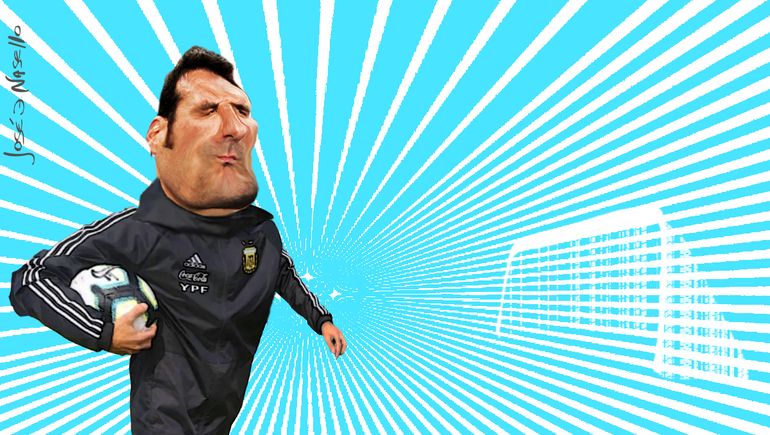 Scaloni, el joven inexperto que llevó a Messi a la cima del mundo