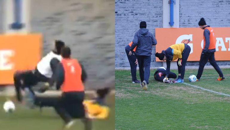 Agustín Orión recordó la tremenda patada que lesionó a Paredes en un entrenamiento de Boca