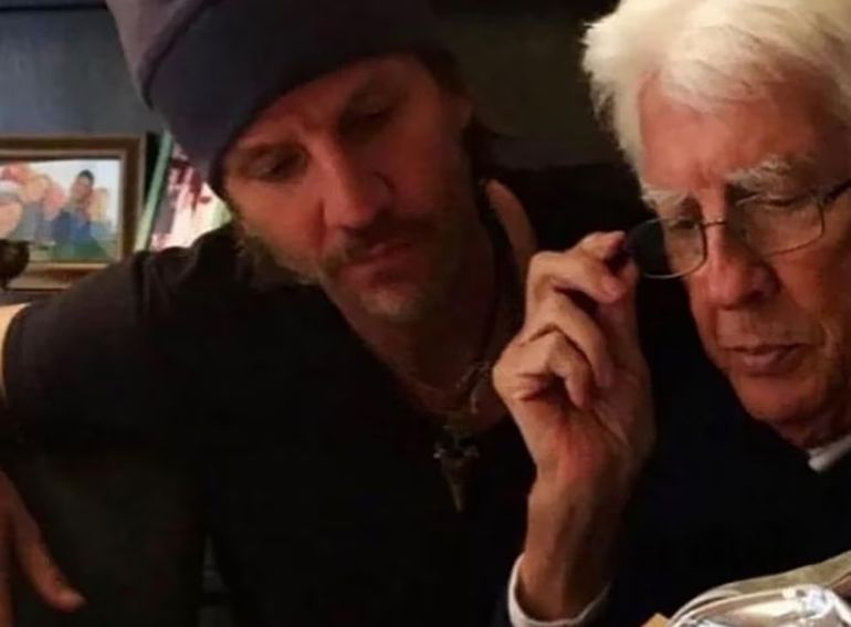 Facundo Arana y su padre Facundo Arana y su padre