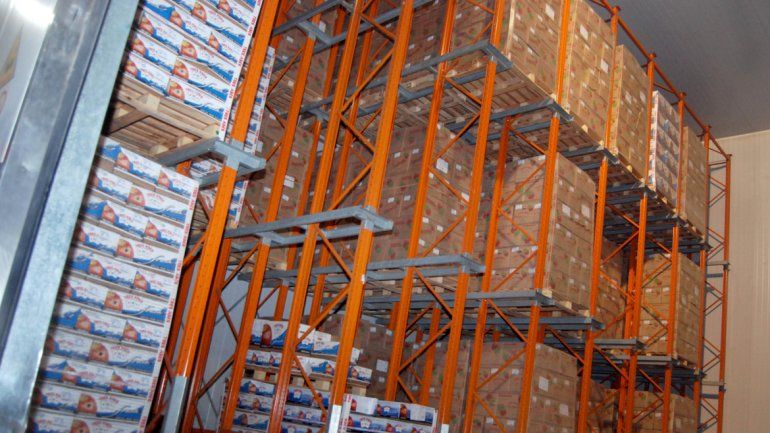 El sector de hielo es fundamental en la cadena de exportación de fruta.