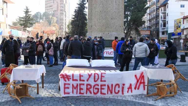 El sector del turismo protestó en reclamo de la Emergencia