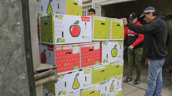La iniciativa busca acompañar a los productores neuquinos a través de compras directas. Foto: secretaría de Producción. La iniciativa busca acompañar a los productores neuquinos a través de compras directas. Foto: secretaría de Producción.