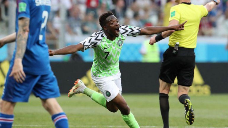 Nigeria le ganó a Islandia por 2 a 0 y alimenta la ilusión argentina