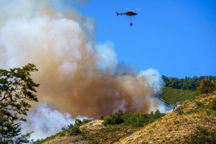 El incendio en el Parque Lanín ya quemó miles de hectáreas / Foto